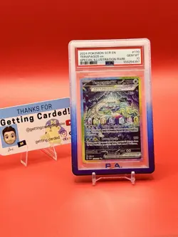 Pokemon TCG Terapagos EX Stellar Crown 170/142 Special Illustration Rare, PSA 10 - Image 3