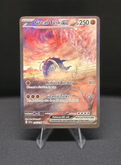 Great Tusk EX 246/198 Special Illustration Rare Full Art Holo SV01 ENG NM - Image 1