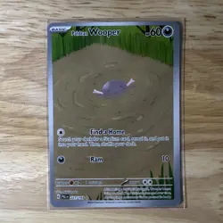 Pokemon Paldean Wooper 221/193 Paldea Evolved Illustration Rare Holo 2023 - Image 1