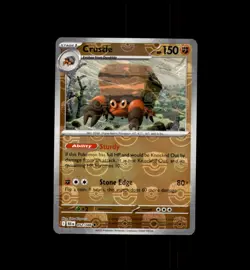 Crustle (Master Ball Pattern) 052/086 Uncommon Black Bolt Pokemon Near Mint - Image 1