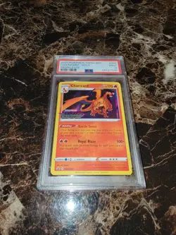 Pokemon TCG Charizard Prerelease Holo SWSH066 Black Star Promo PSA 9 MINT! - Image 1