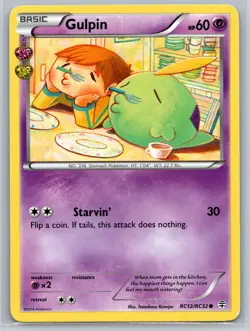 Gulpin RC12 Generations 2016 Radiant Collection Pokemon NM / LP - Image 1
