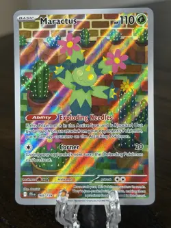 Maractus 160/159 Sv09: Journey Together Illustration Rare Pokemon TCG LP/NM - Image 1