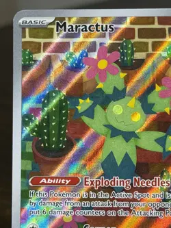 Maractus 160/159 Sv09: Journey Together Illustration Rare Pokemon TCG LP/NM - Image 2
