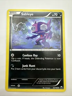 Sableye 62/108 Dark Explorers Pokemon TCG LP - Image 1