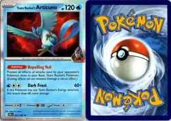 Team Rocket's Articuno 051/182 Rare Destined Rivals Pokemon Holo Near Mint - Image 3