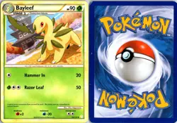 Bayleef 35/123 Uncommon HeartGold & SoulSilver Pokemon Near Mint - Image 3