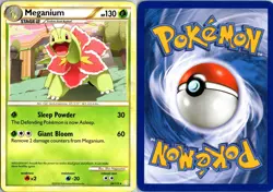 Meganium 26/123 Rare HeartGold & SoulSilver Pokemon Lightly Played - Image 3