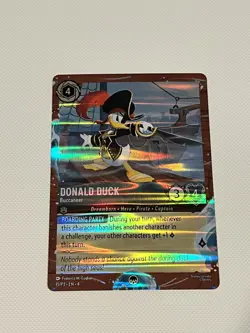 Disney Lorcana TCG Donald Duck - Buccaneer 15/P3 Promo EN Foil - Image 1