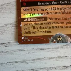 Disney Lorcana TCG Mickey Mouse - Pirate Captain Foil Cruise Promo 13/P3 Ruby EN - Image 5