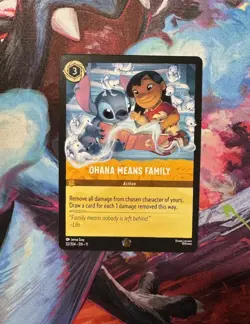 Disney Lorcana Ohana Means Family Winterspell Legendary 32/204 - Image 1