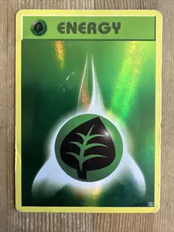 Grass Energy REVERSE HOLO 91/108 Pokemon XY Evolutions TCG Card DMG 2016 - Image 1