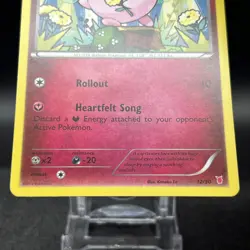 Jigglypuff 12/30 Common XY Trainer Kit Bisharp and Wigglytuff Pokemon Card - Image 3