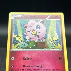 Jigglypuff 12/30 Common XY Trainer Kit Bisharp and Wigglytuff Pokemon Card - Image 5