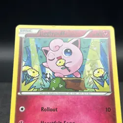 Jigglypuff 25/30 Common XY Trainer Kit Bisharp and Wigglytuff Pokemon Card - Image 5