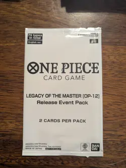 LOT OF 8 ONE PIECE Card Game: OP-12 Legacy of the Master Event Pack - EN - Image 2