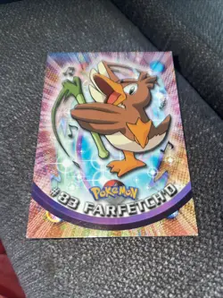 Farfetch'd #83 - BLUE LOGO - Topps TV Animation Series 1 - POKEMON CARD - Image 1