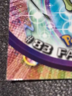 Farfetch'd #83 - BLUE LOGO - Topps TV Animation Series 1 - POKEMON CARD - Image 5