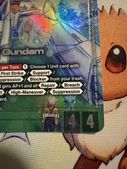 Bandai V Gundam GD04-067 (Gundam Card Game, Unit, UR, Foil, Cost 3) - Image 5