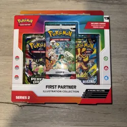 🔥🔥 NEW Pokemon TCG First Partner Illustration Collection Series 2 3-Pack - Image 1