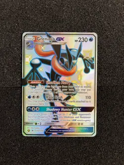 Pokemon Greninja GX Hidden Fates Shiny Vault SV56/SV94 Sun & Moon - Image 1