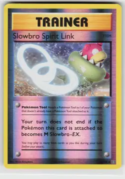 Slowbro Spirit Link 86/108 UC Evolutions Reverse Holo HP Pokemon - Image 1