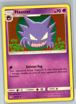 Haunter Unbroken Bonds Non-Holo Pokemon TCG - Image 1
