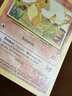 💥 CHARMANDER Pokemon 2000 TCG Base Set 2 # 69/130 Vintage Non Holo - Image 3