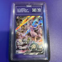 2021 Pokemon Japanese Eevee Heroes Espeon V Alt Art 081 TAG 10 Gem Mint RANK 1 - Image 1