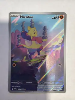 Pokemon Mienfoo 133/086 Sv: White Flare Illustration Rare - Image 1