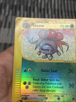 Pokemon TCG Gloom 78/165 Expedition 2002 Reverse Holo- DMG - Image 2