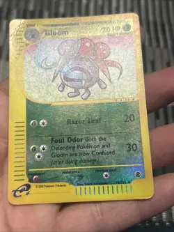 Pokemon TCG Gloom 78/165 Expedition 2002 Reverse Holo- DMG - Image 3