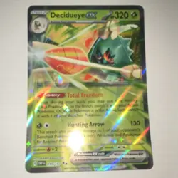 Pokemon TCG Decidueye ex Obsidian Flames 015/197 Double Rare Holo EN Jumbo - Image 1