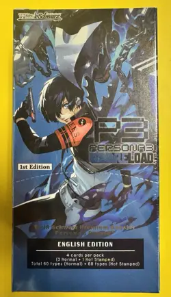 Weiss Schwarz P3 Persona3 Reload Premium Booster Box English 1st Ed. Sealed - Image 1