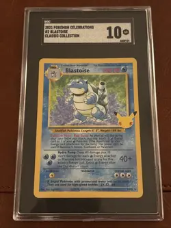 Pokemon - Blastoise - 2021 Pokemon Celebrations - #2/102 - SGC 10 - Image 1