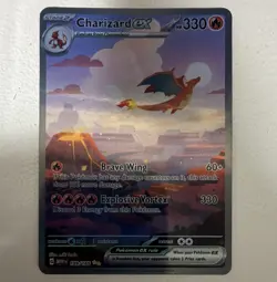 The Pokemon Company Charizard ex 199/165 SV 151 SIR Holo Full Art EN 330HP - Image 1
