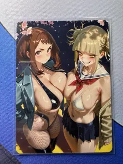Ochaco & Toga My Hero Academia ACG Goddess Story Doujin Waifu Anime Custom Card - Image 1