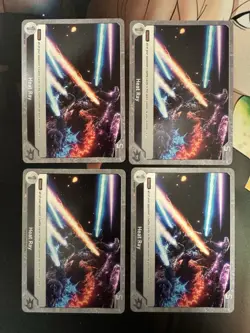 Godzilla Card Game TOHO Heat Ray Card ESD01-016 Anime Expo Promo X4 Playset - Image 3