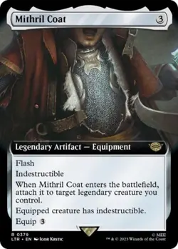 MTG English Mithril Coat (Extended Art) NM Normal - Image 1