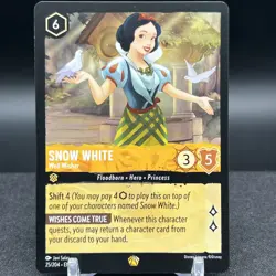 Snow White Well Wisher 25/204 Legendary Disney Lorcana Card - Image 1