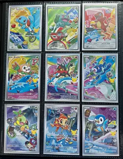 Pokemon 2026 First Partner Illustration Collection Series 1 Promo Set (9 Cards) - Image 1