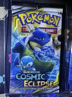 Pokemon TCG Cosmic Eclipse Booster Pack Art Set New Sealed 4 Packs - Image 2