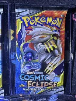 Pokemon TCG Cosmic Eclipse Booster Pack Art Set New Sealed 4 Packs - Image 3