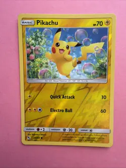 Lot Of 4 Pikachu Holo & Rev Holo Pokemon Cards 40/147, 19/68, SM227, and 065/202 - Image 4