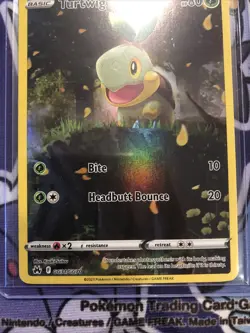 Turtwig Holo Ultra Rare SWSH: Crown Zenith: Galarian Gallery GG31/GG70 NM - Image 3