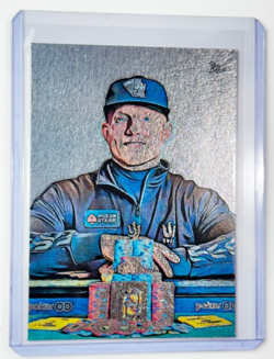 Jason Koon Platinum Plated Edition Artist Signed “Poker Legend” Trading Card 1/1 - Image 1