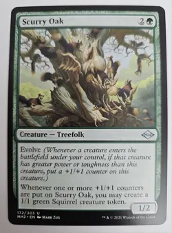 MTG Scurry Oak x 2 Modern Horizons 2 #172 Green Uncommon 2021 - Image 4