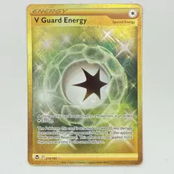 V Guard Energy 215/195 – Secret Gold Rare – Pokemon Silver Tempest - Image 5