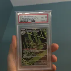 Pokemon Team Rocket's Spidops IR 187/182 Destined Rivals PSA 10 Gem Mint - Image 1