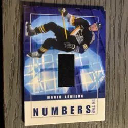 2001/02 Be A Player Signature Series In The Numbers Mario Lemieux. Rare - Image 1
